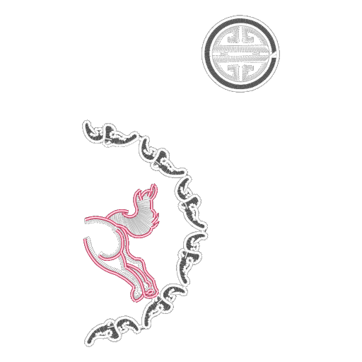 奔马与祥云图