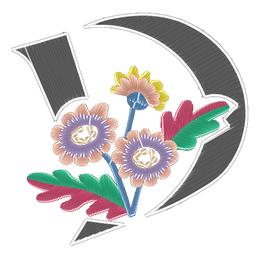 月季花开映弯月