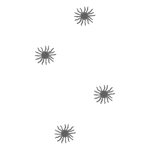 四只小太阳刺绣图案