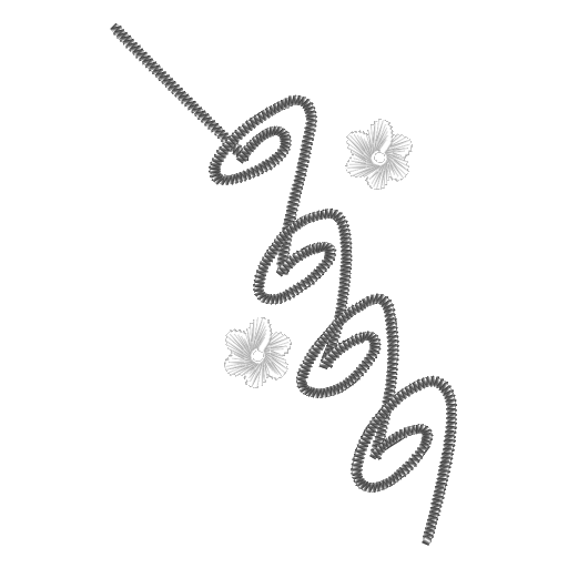 藤蔓绣枝手工花卉