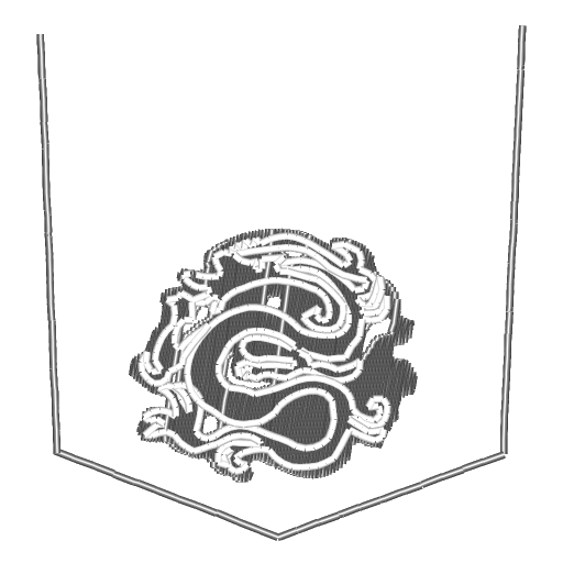 云龙戏珠纹刺绣