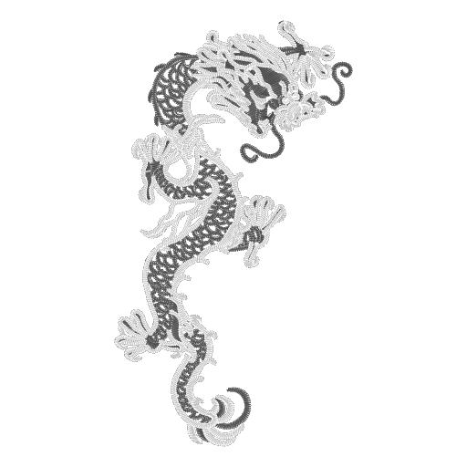 银线盘金龙