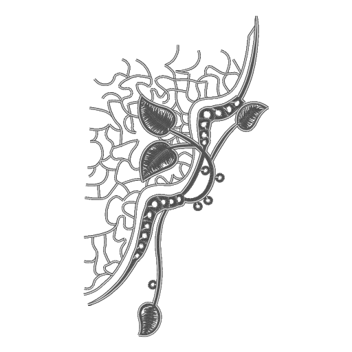 藤蔓垂蔓绣