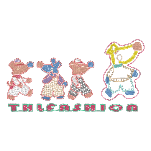 四小惟熊花样绣
