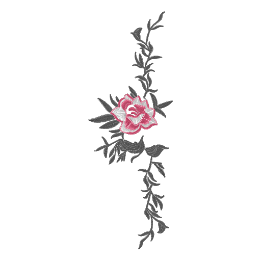 roses in needlework