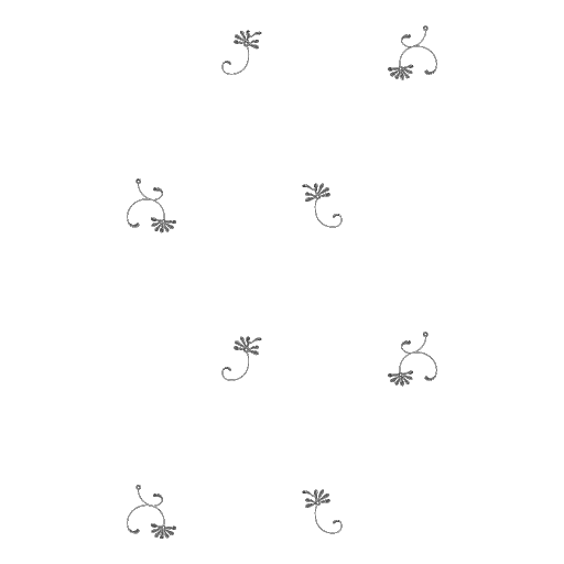 卷草纹刺绣