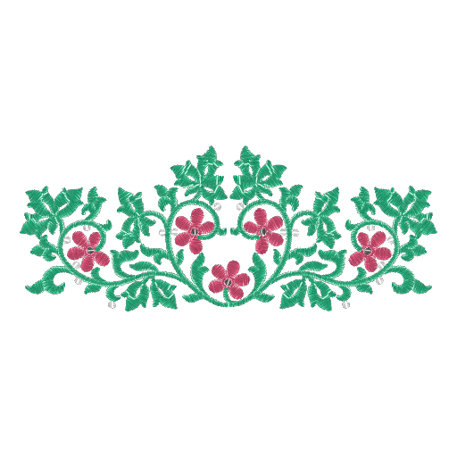 蒂芙尼花冠刺绣