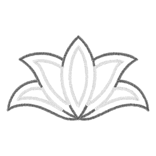 水墨绣莲花