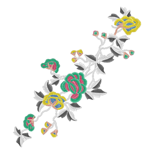 锦绣繁花枝