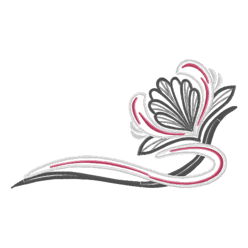floral outline