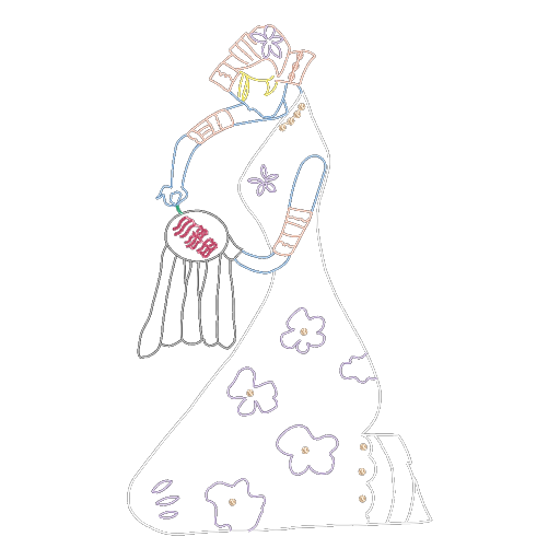 绣花仕女