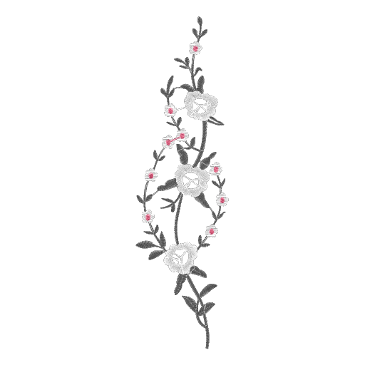 蔓生花卉吉祥 motif