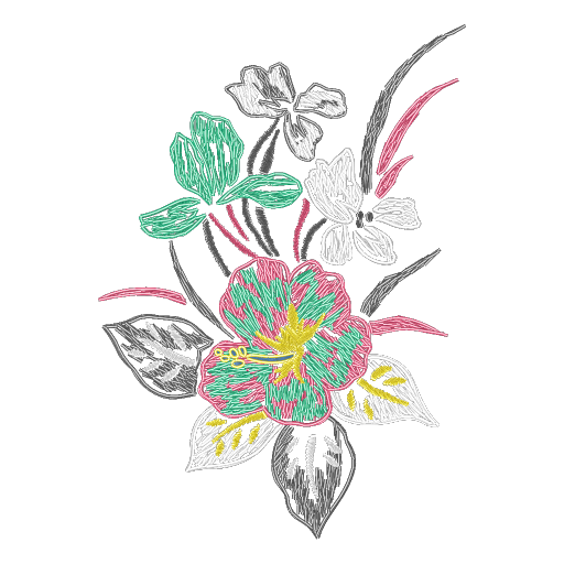 绣线绘繁花