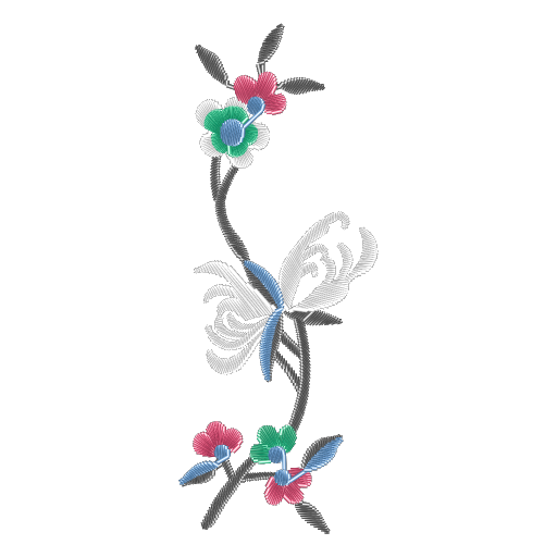 青花蝶恋花