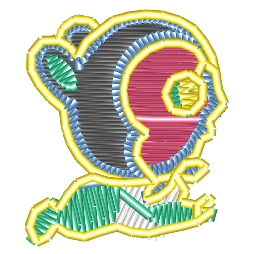 抽象立体几何绣