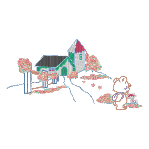 拥抱秋日小屋
