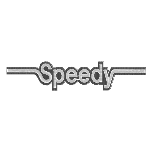 银色“Speedy”刺绣