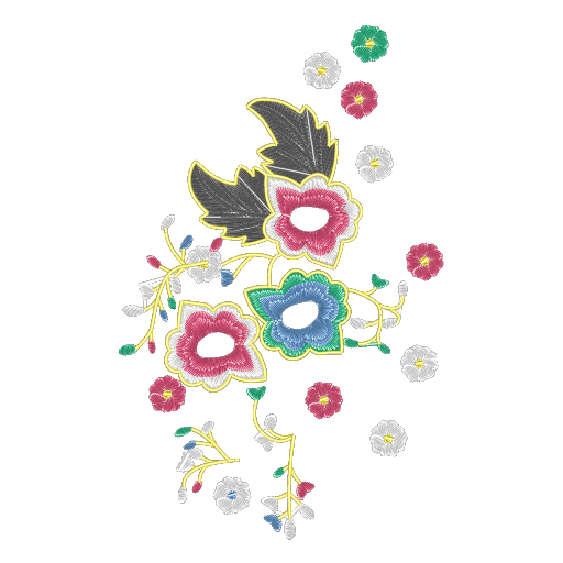 繁花争艳