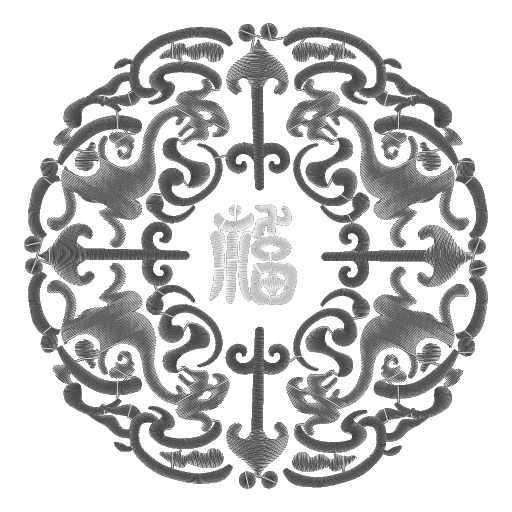 福绣团圆图