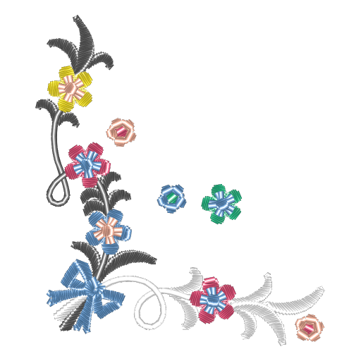 繁花蔓花纹