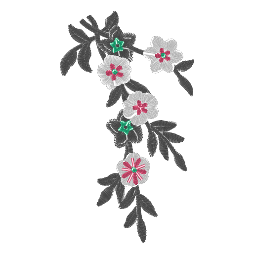 绣纹梅花